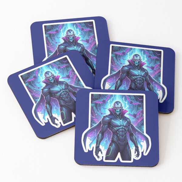 Item preview, Cyber Vampire Overlord in Neon Apocalypse designed and sold by PrintBreeze.