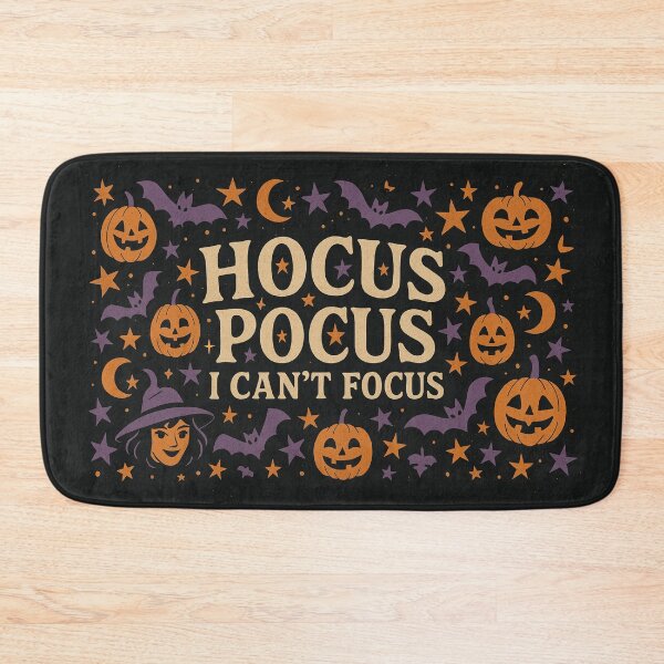 Item preview, Hocus Pocus I Can’t Focus – Retro Halloween Quote Design designed and sold by Meandmyshop.
