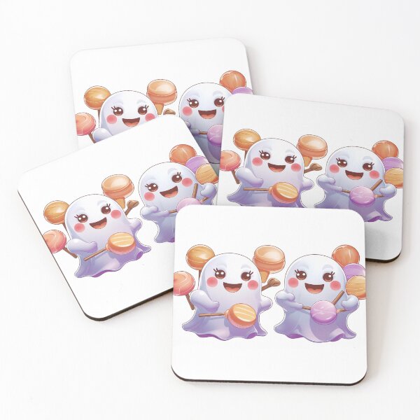 Item preview, Cute Kawaii Ghosts | Adorable Spooky Halloween Ghost Illustration | Creepy Cute Design designed and sold by SUBBRAND.