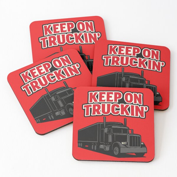 Item preview, Keep On Truckin | Truck Driver Wheel Design | Trucking Gifts designed and sold by SHOP SOUS⭐⭐⭐⭐⭐.