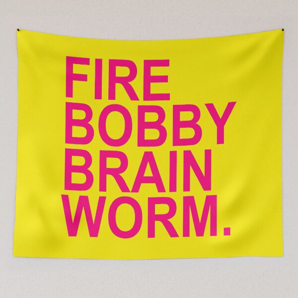 Item preview, Fire Bobby Brain Worm - HOT PINK designed and sold by Thelittlelord.