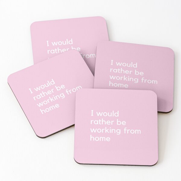 Item preview, I would rather be working from home (pink) designed and sold by MGGRose.