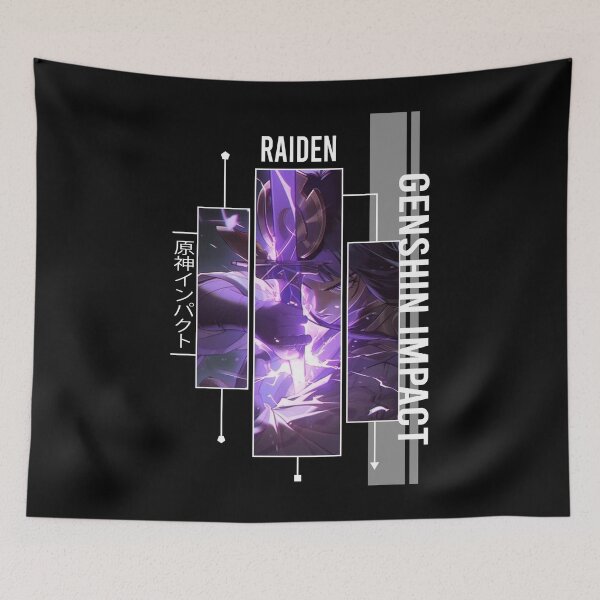 Item preview, Raiden - Genshin Impact designed and sold by Vivzie-Art.