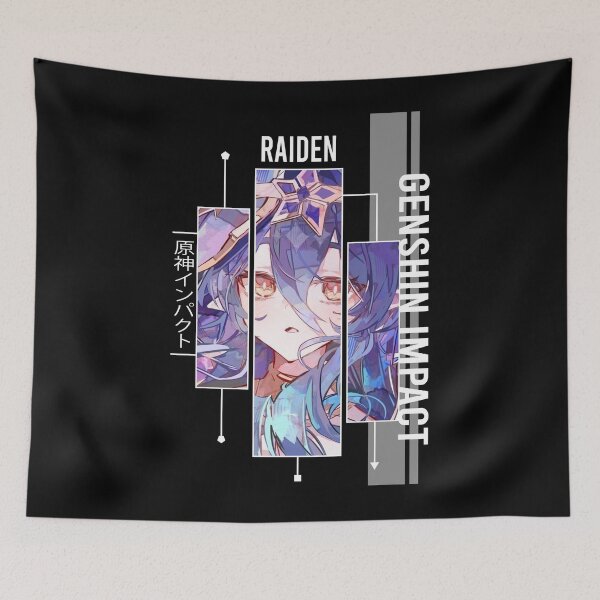 Item preview, Raiden - Genshin Impact designed and sold by Vivzie-Art.