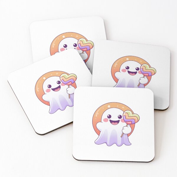 Item preview, Cute Kawaii Ghosts | Adorable Spooky Halloween Ghost Illustration | Creepy Cute Design designed and sold by SUBBRAND.