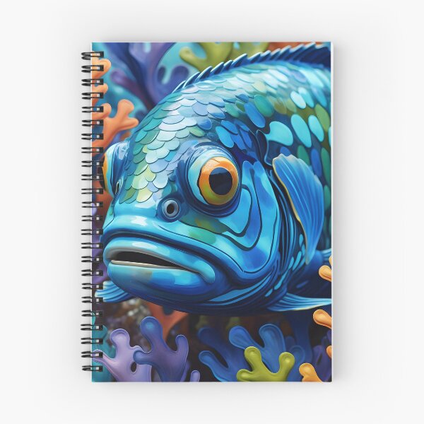 Item preview, Iridescent scaly fish face  designed and sold by Ponted.