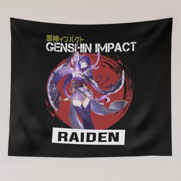 Item preview, Raiden - Genshin Impact designed and sold by Vivzie-Art.