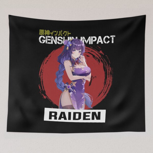 Item preview, Raiden - Genshin Impact designed and sold by Vivzie-Art.