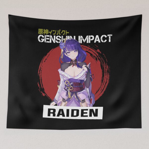 Item preview, Raiden - Genshin Impact designed and sold by Vivzie-Art.