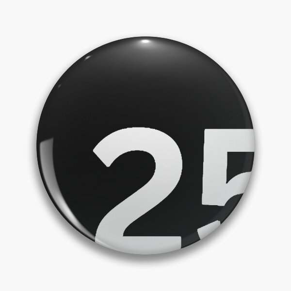 Item preview, 00325-Number-25-Twenty-Five-W designed and sold by MirkoBrinkm.