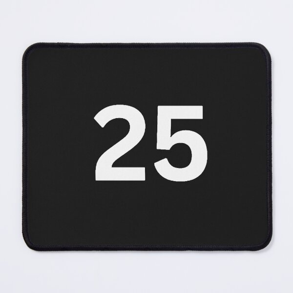 Item preview, 00325-Number-25-Twenty-Five-W designed and sold by MirkoBrinkm.
