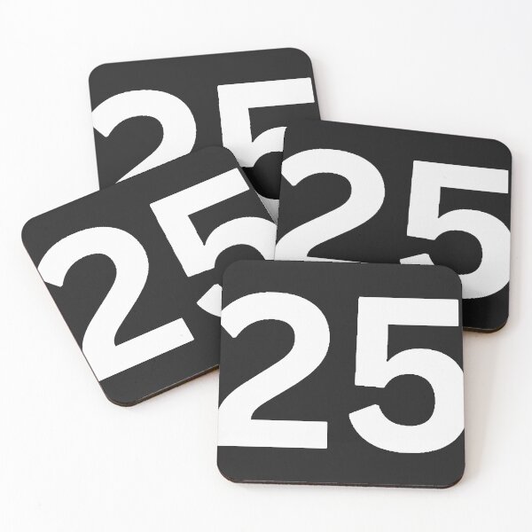 Item preview, 00325-Number-25-Twenty-Five-W designed and sold by MirkoBrinkm.