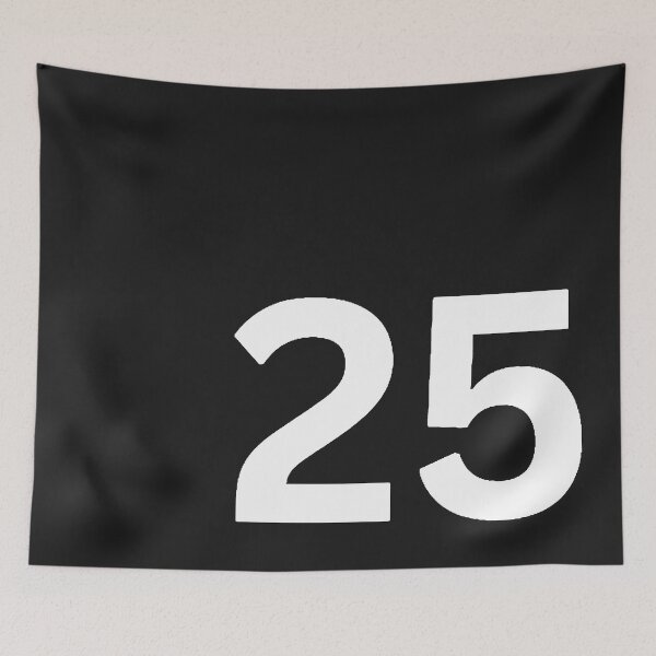 Item preview, 00325-Number-25-Twenty-Five-W designed and sold by MirkoBrinkm.