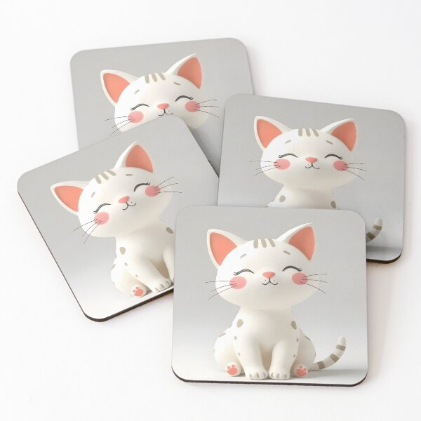 Item preview, Kawaii papier mache cat designed and sold by Ponted.