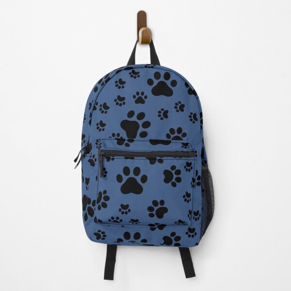 Item preview, Black Paw Prints on Gray-Blue designed and sold by KSimpson838.