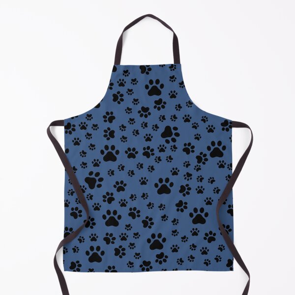 Item preview, Black Paw Prints on Gray-Blue designed and sold by KSimpson838.