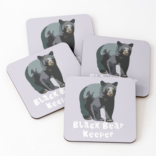 Item preview, A is for American Black Bear,American Black Bear Artwork – Majestic North American Bear Illustration and Wildlife Design designed and sold by PrettylittlepastelUk.