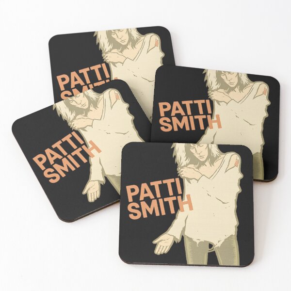 Item preview, Patti Smith Grunge Rock Icon - Distressed Portrait Art designed and sold by EdytheBeckeART.
