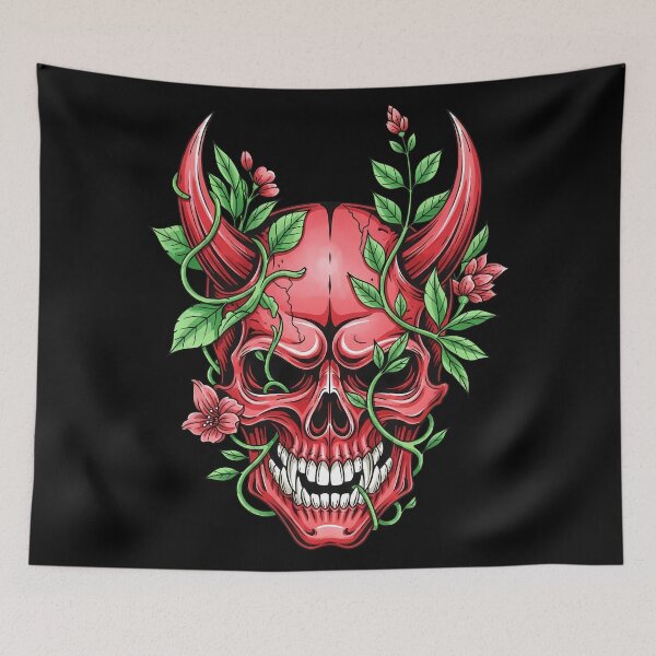 Item preview, Red Demon Skull Flowers designed and sold by Thunderbelts.