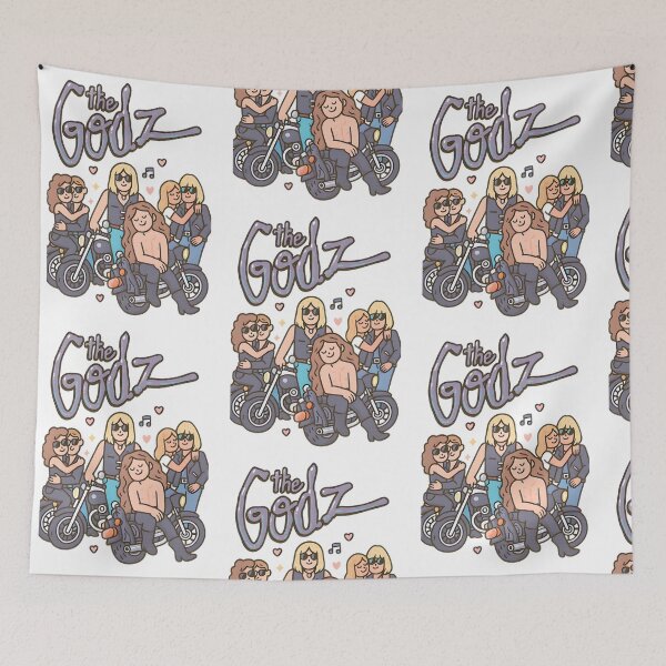 Item preview, Cute Rocker Crew: Biker Friends & Good Vibes designed and sold by EdytheBeckeART.
