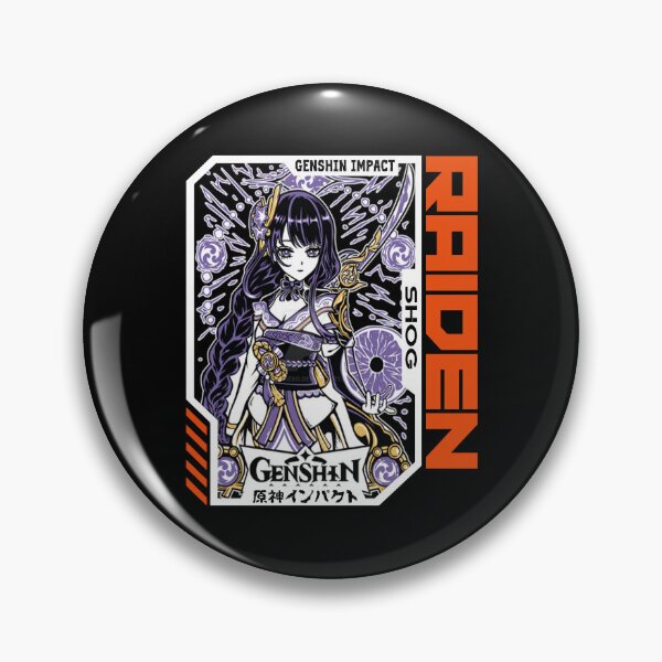 Item preview, Raiden - Genshin Impact designed and sold by fractusbarnsley.