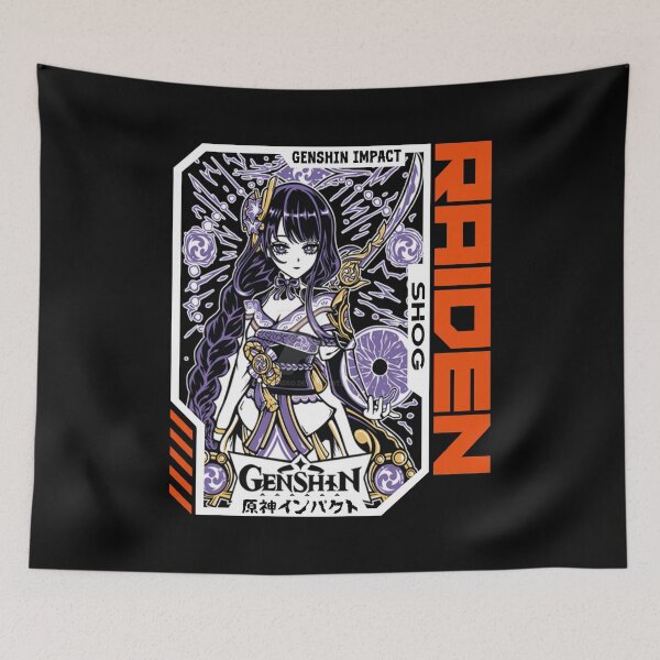 Item preview, Raiden - Genshin Impact designed and sold by fractusbarnsley.