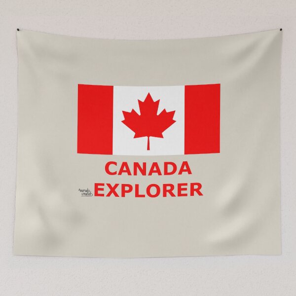 Item preview, Canada Explorer with Canadian flag designed and sold by Aurealis Creatief.