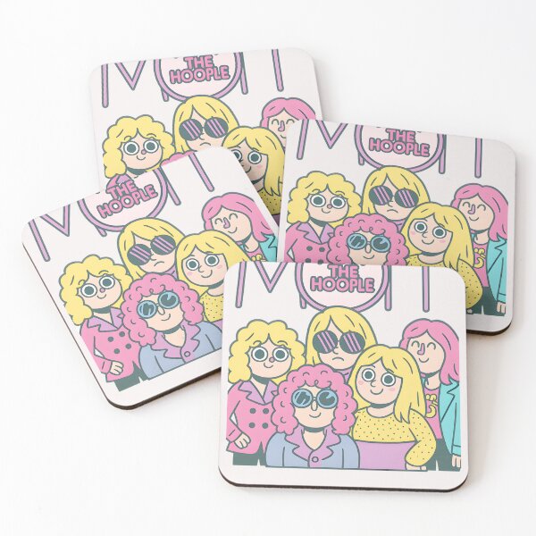 Item preview, Mott the Hoople Vibrant Cartoon Band Tribute designed and sold by EdytheBeckeART.