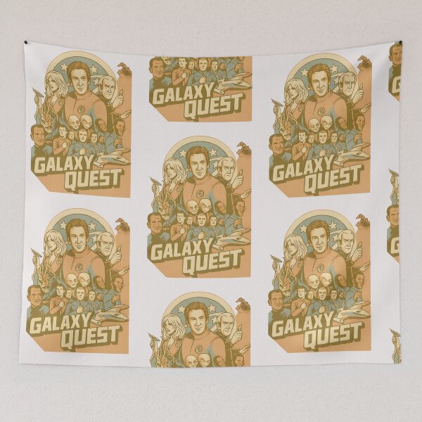 Item preview, Galaxy Quest Crew: Never Give Up, Never Surrender! designed and sold by EdytheBeckeART.