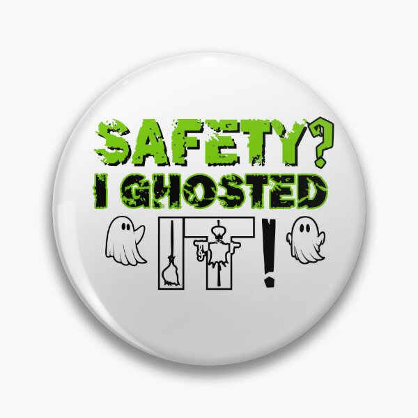 Item preview, Funny Halloween Safety Ghost – I Ghosted It! designed and sold by PeteLawliiet.
