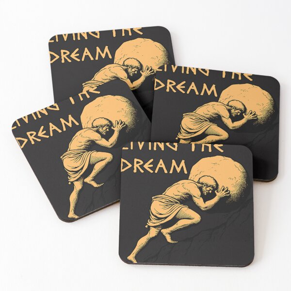Item preview, Living The Dream Sisyphus Greek Mythology Meme designed and sold by JackieBryant.