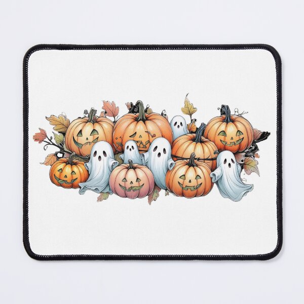 Item preview, Pumpkin and Ghosts | Cute Kawaii Halloween Design | Spooky Cute Pumpkin Ghost Illustration designed and sold by SUBBRAND.