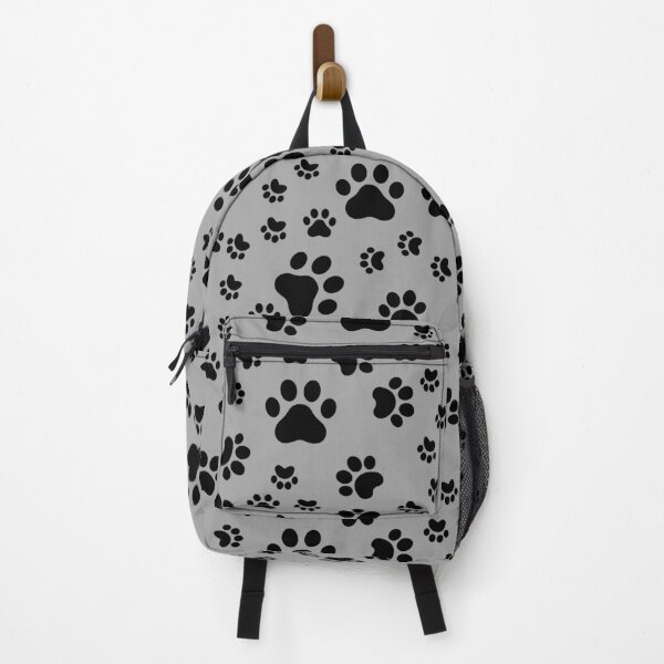 Item preview, Black Paw Prints on Gray designed and sold by KSimpson838.