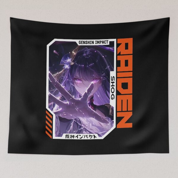 Item preview, Raiden - Genshin Impact designed and sold by fractusbarnsley.