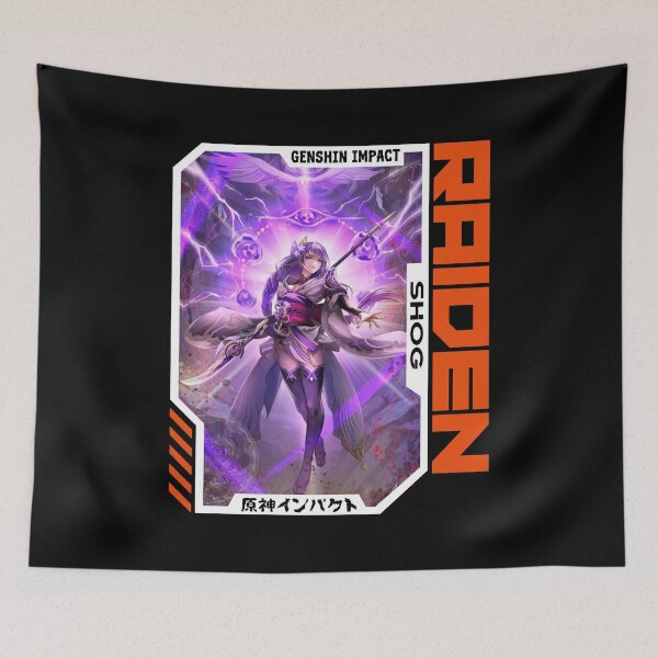 Item preview, Raiden - Genshin Impact designed and sold by fractusbarnsley.