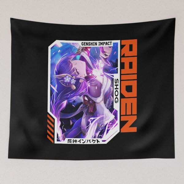 Item preview, Raiden - Genshin Impact designed and sold by fractusbarnsley.