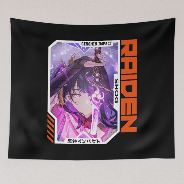 Item preview, Raiden - Genshin Impact designed and sold by fractusbarnsley.