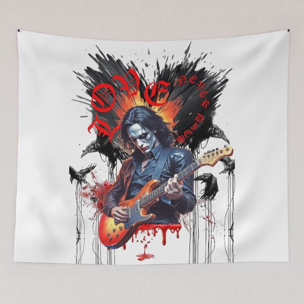 Item preview, Illustration of Eric Draven by Dimitrije Kebara: Love never dies! designed and sold by Dimisbarbarian.