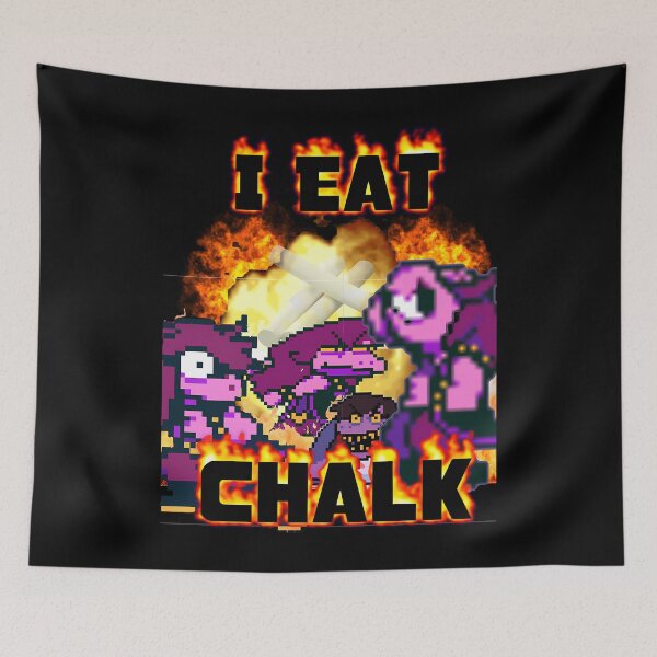 Item preview, I Eat Chalk Susie Deltarune designed and sold by StacySell5.
