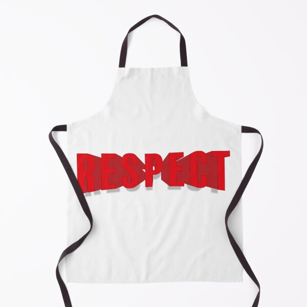 Item preview, RESPECT in bright red with 3D effect – a visual statement designed and sold by Sim-PX.