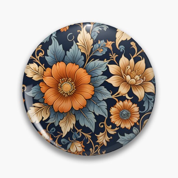 Item preview, Spanish lush flowers and foliage pattern  designed and sold by Ponted.