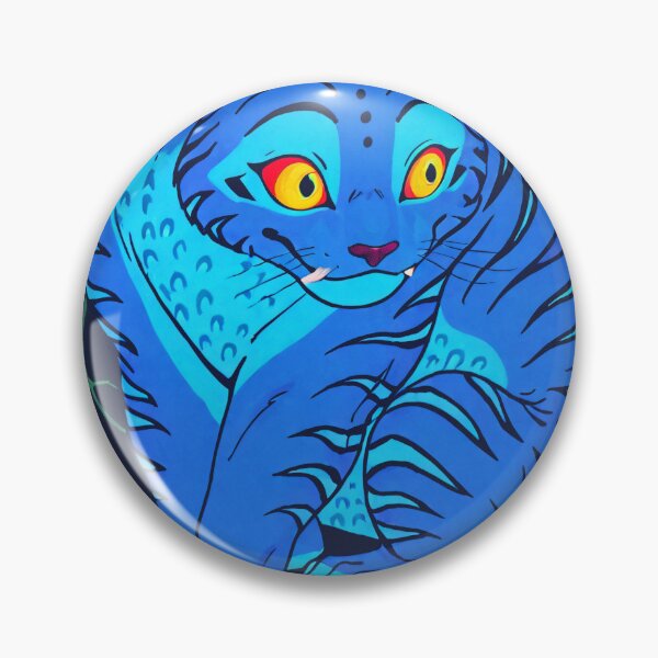 Item preview, kpop blue tiger japanese floral art designed and sold by LgndryPhoenix.