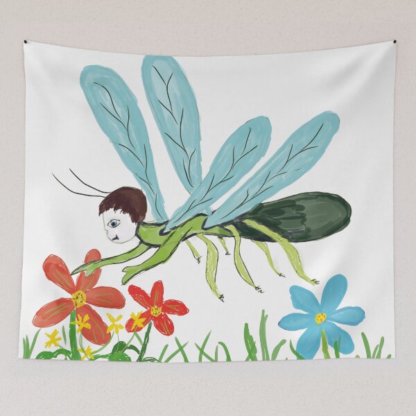Item preview, Whimsical dragonfly fairy designed and sold by Nigel-here.