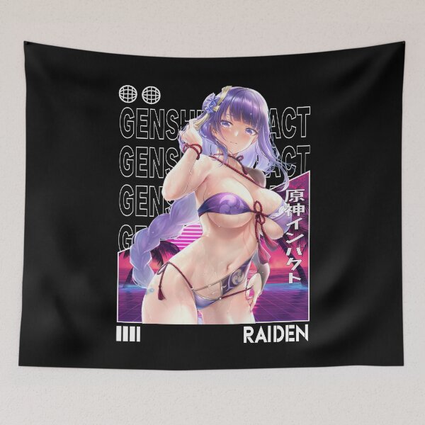 Item preview, Raiden - Genshin Impact designed and sold by fractusbarnsley.