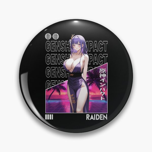 Artikelvorschau, Raiden – Genshin Impact entworfen und verkauft von fractusbarnsley.