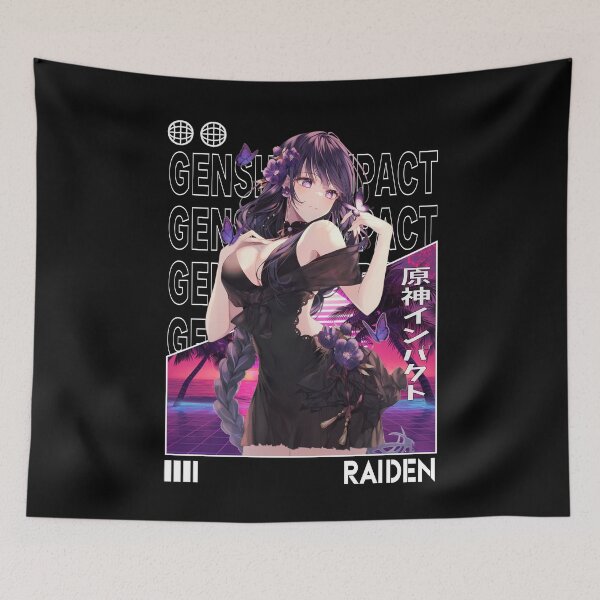 Item preview, Raiden - Genshin Impact designed and sold by fractusbarnsley.