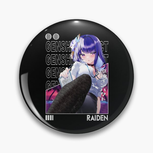 Artikelvorschau, Raiden – Genshin Impact entworfen und verkauft von fractusbarnsley.