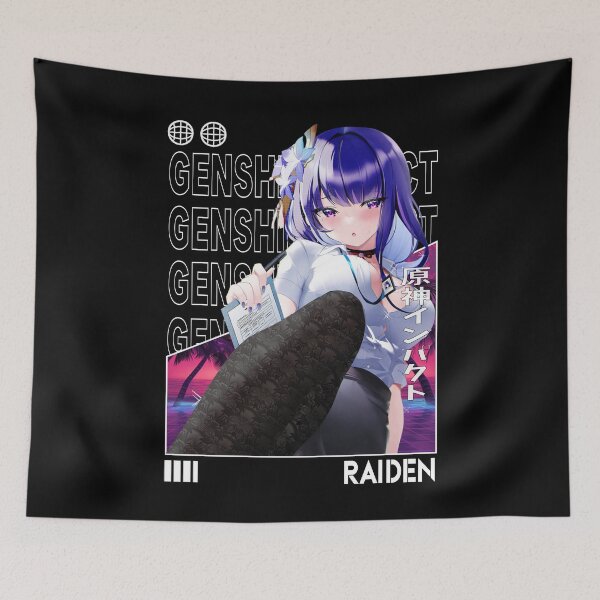 Item preview, Raiden - Genshin Impact designed and sold by fractusbarnsley.