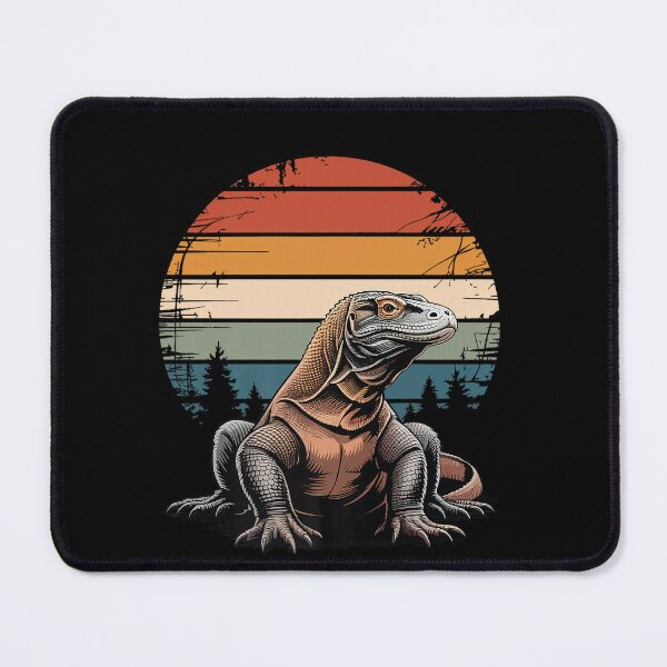 Item preview, Komodo Dragon Retro Sunset Reptile Nature Gift designed and sold by DannyCFrancis.