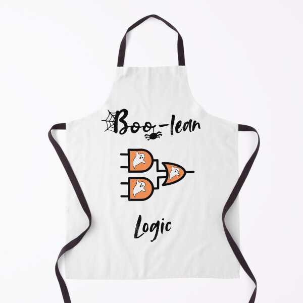 Item preview, Boo-lean Logic Halloween Digital Engineering Pun designed and sold by ThePungineer.